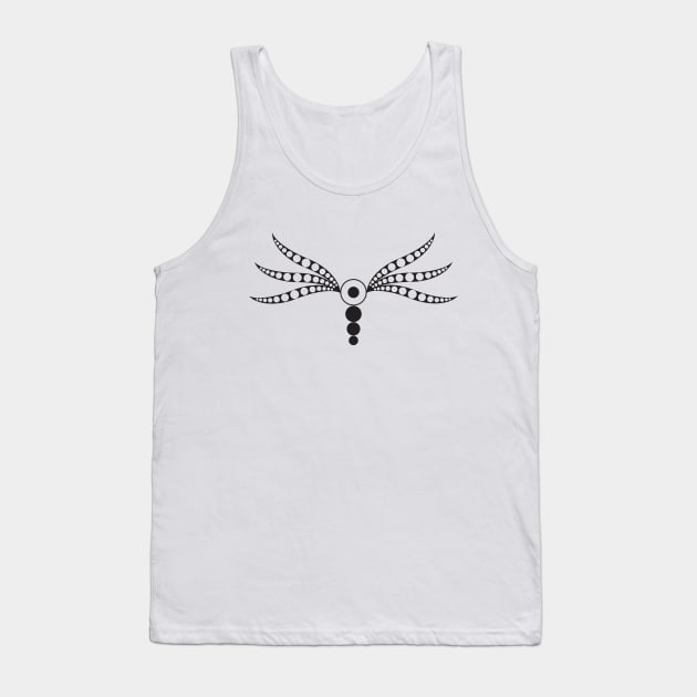 Saiken - Black Tank Top by MysticWings